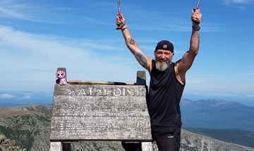 Sam On Top Of the Mountain